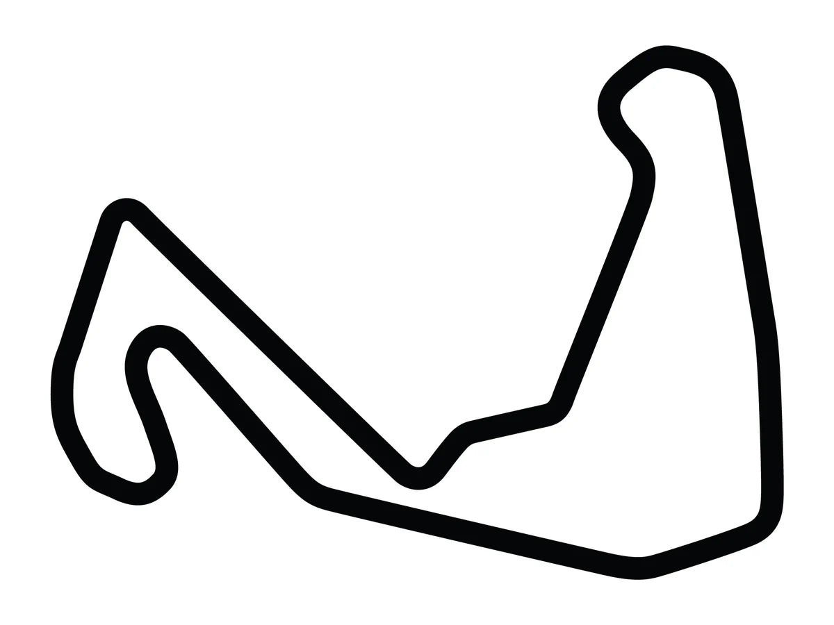 Carolina Motorsports Park Track Map