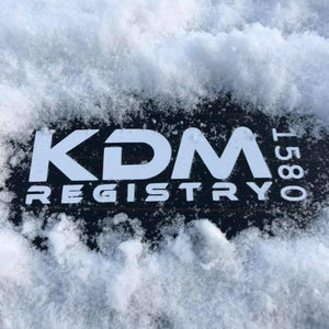 KDM Registry Sticker
