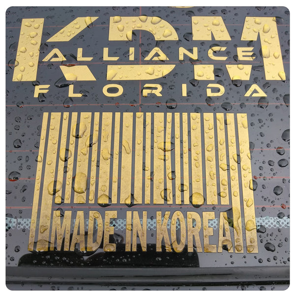 KDM Alliance State / Province / Country Sticker