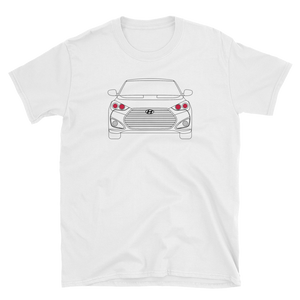 Line Art Veloster T-Shirt (no fill color)